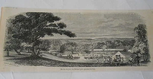 Ecosse Holland-parc Scotland Antique Old Print 1851 - Picture 1 of 1