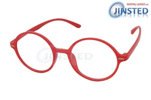 Gafas de Lectura Rojas para Adultos Espectáculos Redondos Especificaciones Visión Larga Marco Unisex RG056 - Imagen 1 de 3
