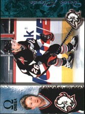 1997-98 (SABRES) Pacific Omega Emerald Green #25 Derek Plante