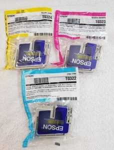 Genuine OEM Epson T321 T322 T323 T324 Ink Cartridges Out of Date - Picture 1 of 4