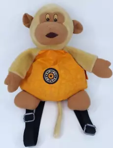 Kipling Brown & Orange Plush Monkey Mini Backpack Vintage Adult Women Children - Bild 1 von 13