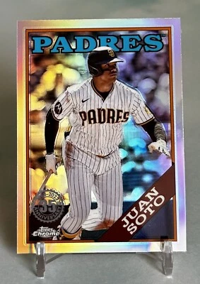 Juan Soto 2023 Topps Chrome Update 35th Anniversary #88CU-3 San Diego Padres - Image 1 of 4
