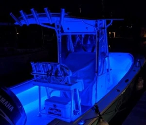 Luz LED Flexible 36" 12 Voltios Impermeable Barco Cortesía Luz Salida Luz Azul - Imagen 1 de 8