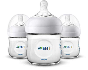 Biberones naturales para bebé Philips Avent 4 oz SCF010/37 - transparentes - Imagen 1 de 8