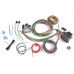 Universal 12 Circuit Wiring Harness Street For Rod Hot Rod Rat Rod Spade Fuses - Picture 1 of 3