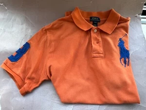 Ralph Lauren Big Pony Pique Polo shirt boys kids Short Sleeve top size L 14-16yr - Picture 1 of 6
