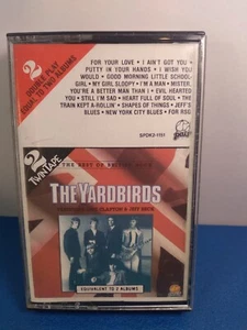 The Yardbirds *The Best Of British Rock* 2 Album Twin Tape* Vintage Cassette  - Picture 1 of 8