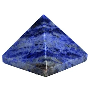 Natural sodalite Quartz Pyramid Crystal point reiki Healing 15mm - Picture 1 of 5