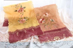 High Quality Embroidered Organza Table Runner 15" x 39" - Picture 1 of 8