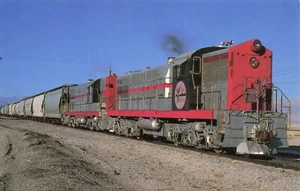 Trona 54 at Trona CA 1988 Train Vintage Chrome Unposted PC - Picture 1 of 2