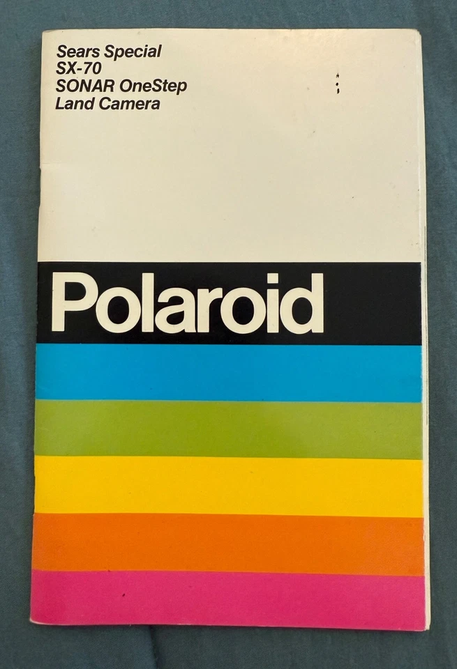 De colección Polaroid Sears Special SX-70 Sonar OneStep Land Cámara Manual Foto 1 de 1