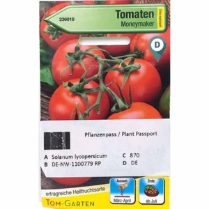 Tom Garten Samen für Tomaten Monymaker Gemüsesamen - Picture 1 of 2