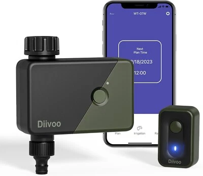 Diivoo WiFi Acqua Irrigatore Intelligente Timer con Tecnologia RFID Irrigazione