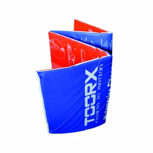 Toorx Colchoneta acolchada con descripción de ejercicios en italiano. Azul/Rojo - Bild 1 von 3