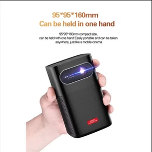 Mini Proyector LED Inteligente Portátil Android HD 4K Doble WiFi 32GB 15000mAh Batería - Imagen 1 de 8