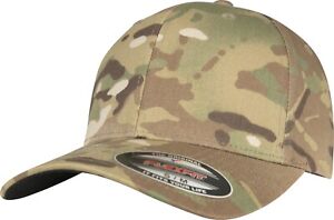 Flexfit Multicam Military Hat Baseball Cap Peaked Cap Camo Unisex S L XL