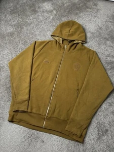 Mens Zip Hoodies Adidas Patrick Mahomes ZNE Brown Hoodie Jacket IM8085, Size M - Picture 1 of 11
