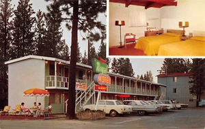Postal de colección TAHOE ROYAL MOTEL Stateline, CA Roadside LAKE TAHOE c1960 - Imagen 1 de 2