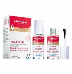 Mavala Nail Shield 10ml 2-Pack | Strengthen & Protect Fragile Nails | 2-Step Nai - Picture 1 of 6