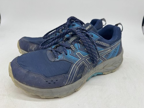 ASICS GEL Venture 9 Sneakers Atletiche Uomo Blu Stringate Basse 9 5 EXTRA LARGHE