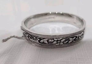 Bracciale Vintage Hayward Sterling Floreale - Foto 1 di 9