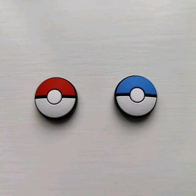 YOONEEK 2 x Nintendo Switch Thumb Grips Caps Joy Cons Pokemon Pokéball Style OLED LITE