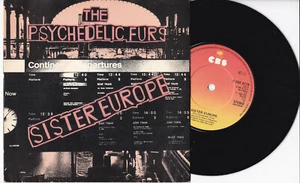 The Psychedelic Furs -Sister Europe- 7" 45 CBS (S CBS 8179) - Picture 1 of 1