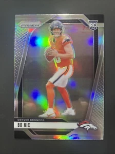 2024 Panini Prizm BO NIX Iconic Silver Prizm Rookie Card RC 👀🏈🔥 - Picture 1 of 8