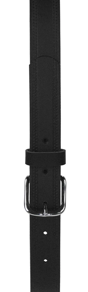 Ledergürtel 3 cm breit schwarz! Überlänge bis 180 cm Herrengürtel Jeansgürtel - Bild 1 von 1