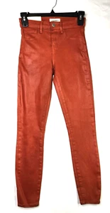 L'agence Pants Women’s Size 22 Orange Margot Skinny High Rise Stretch Paris - Picture 1 of 9