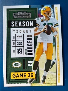 2020 Panini Contenders Aaron Rodgers #1 Green Bay Packers - Picture 1 of 2
