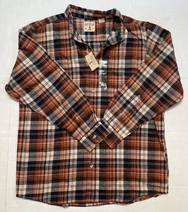 Red Head Flanellhemd Herren L Langarm kariert braun/rot Neu mit Etikett - Bild 1 von 15