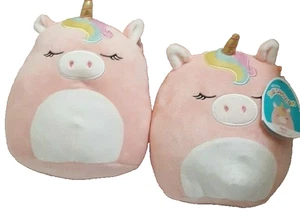 Squishmallow Offizielles Kellytoy Plüschtier 8 Zoll Ilene das rosa Einhorn Menge 2 - Bild 1 von 12