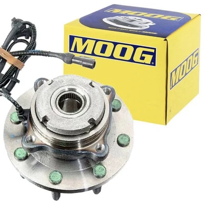 Conjunto de buje de cojinete de rueda delantera MOOG para Ford F250 F350 SD Excursion 4X4 Foto 1 de 4