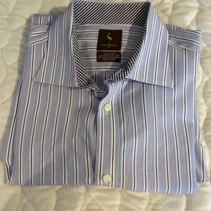 Tailorbyrd Striped Dress Shirt Long Sleeve Career Wear Cotton Button Up XL - Picture 1 of 5