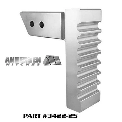 Andersen 6" Drop/Rise 2-1/2" Receptor Aluminio Rack Ajustable para Enganche Rápido Foto 1 de 3