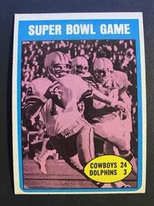 1972 Topps Football Super Bowl Dallas Cowboys Roger Staubach Rookie Card #139.. - Picture 1 of 2