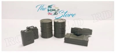ACCESSORIE PACK for WPL or Similar MINI Scale Deco. RC Truck/Military/Diorama - Image 1 of 4