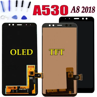 For Samsung Galaxy A8 2018 A530F LCD Display Touch Screen Digitizer Replacement - Image 1 of 4