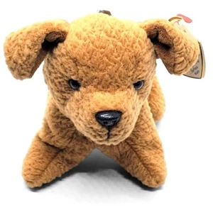 Vintage 1996 Retired Beanie Baby Tuffy Terrier with Tags Dog Stuffed Toy  - Picture 1 of 13