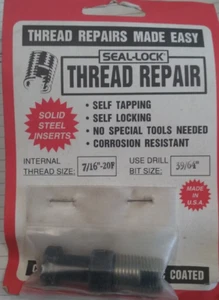 40457 - THREAD SIZE 7/16''20F DRILL BIT SIZE 39/64 UNF SEAL LOCK THREAD REPAIR - Picture 1 of 2