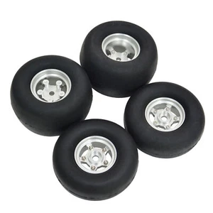 Aluminum Wheels Rims W/Tires for Tamiya Grasshopper Hornet Frog RC Buggy - Picture 1 of 8