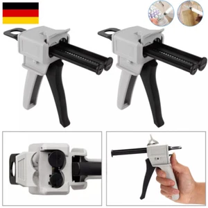2x 50ml 1:1 & 2:1 AB glue gun dosing gun smooth running gun mixing gun - Picture 1 of 14