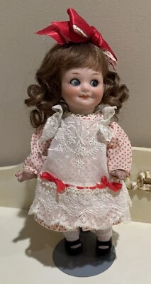Boneca antiga 91/2 "Armand Marseille Alemanha 323 Googly Eye Bisque Head A6/O.M. - Imagem 1 de 4