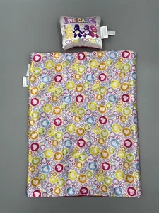 Edredón y almohada de ropa de cama Build A Bear Workshop Care Bears para cama de muñeca Bear - Imagen 1 de 9