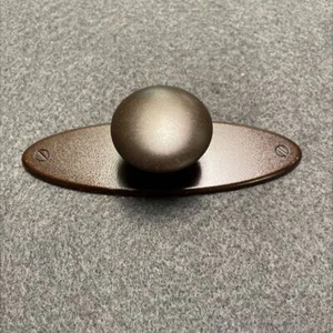 1-3/16" Mushroom Knob with Backplate Oil Rubbed Bronze - Picture 1 of 2