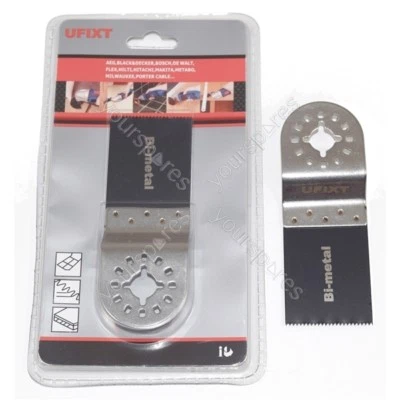 UFIXT Multi Tool Blade 35mm Wide Bi-Metal For Wood Plastic And Soft Metals