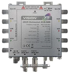 EV5-D2S dSCR Cascade Multiswitch, 2 Outputs, Mains &amp; Line Powered - VISION - Picture 1 of 2