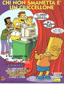 THE SIMPSONS Pubblicità 2000 Matt Groening Italian Magazine Advertising 29x22 - Imagen 1 de 1