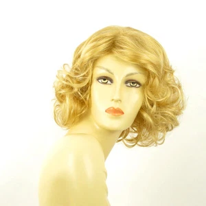mid length wig for women light blond golden ref: KAISSY lg26 PERUK - Imagen 1 de 8